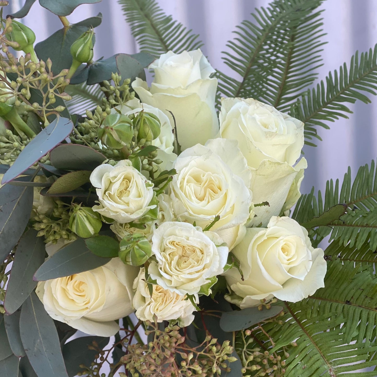 White Rose Bouquet