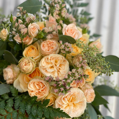 Peach Rose Bouquet